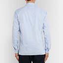 Oliver Spencer - Cotton and Linen-Blend Shirt - Men - Blue