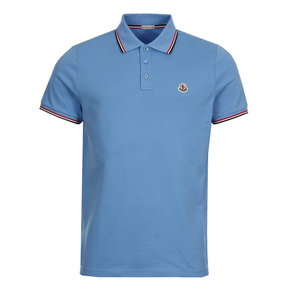 Polo Shirt - Light Blue Moncler