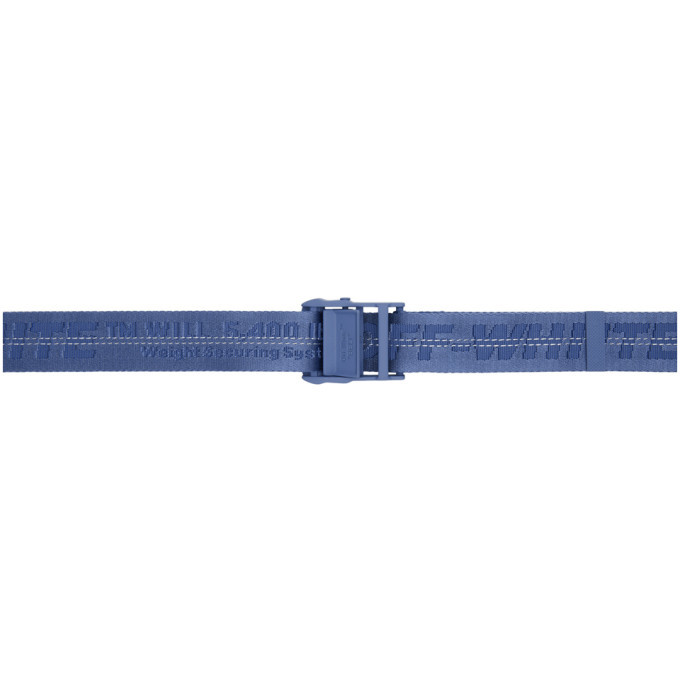 navy blue off white belt