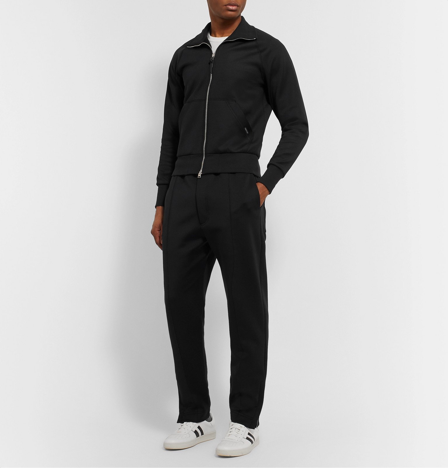 TOM FORD - Tech-Jersey Track Jacket - Black TOM FORD