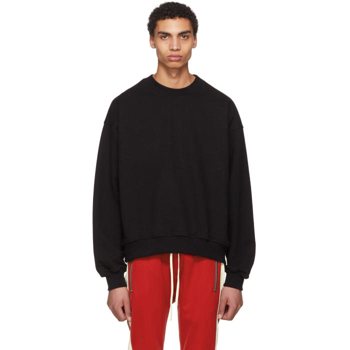 fear of god heavy terry crewneck sweatshirt