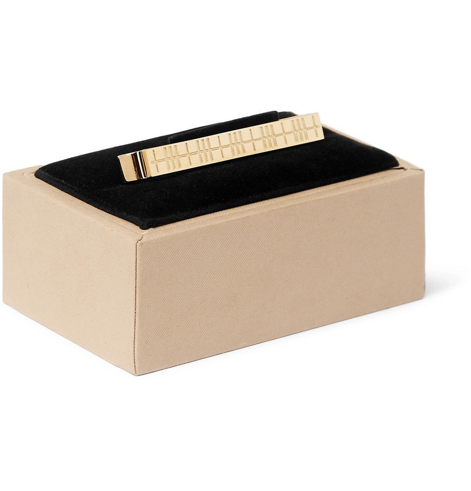 Burberry - Gold-Tone Tie Clip - Men - Gold Burberry