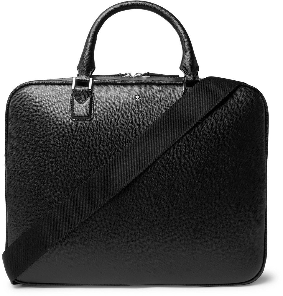 Montblanc - Sartorial Cross-Grain Leather Briefcase - Men - Black Montblanc