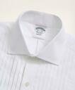 Brooks Brothers Men's Regent Regular-Fit Ten-Pleat Broadcloth English Collar Tuxedo Shirt | White