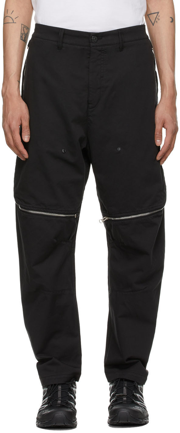 Stone Island Shadow Project Black Zip 