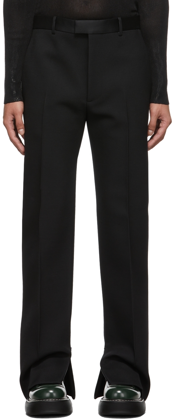 Bottega Veneta Black Heavy Wool Crêpe 