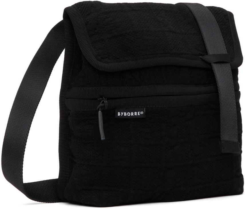 BYBORRE Black Knit Messenger Bag BYBORRE