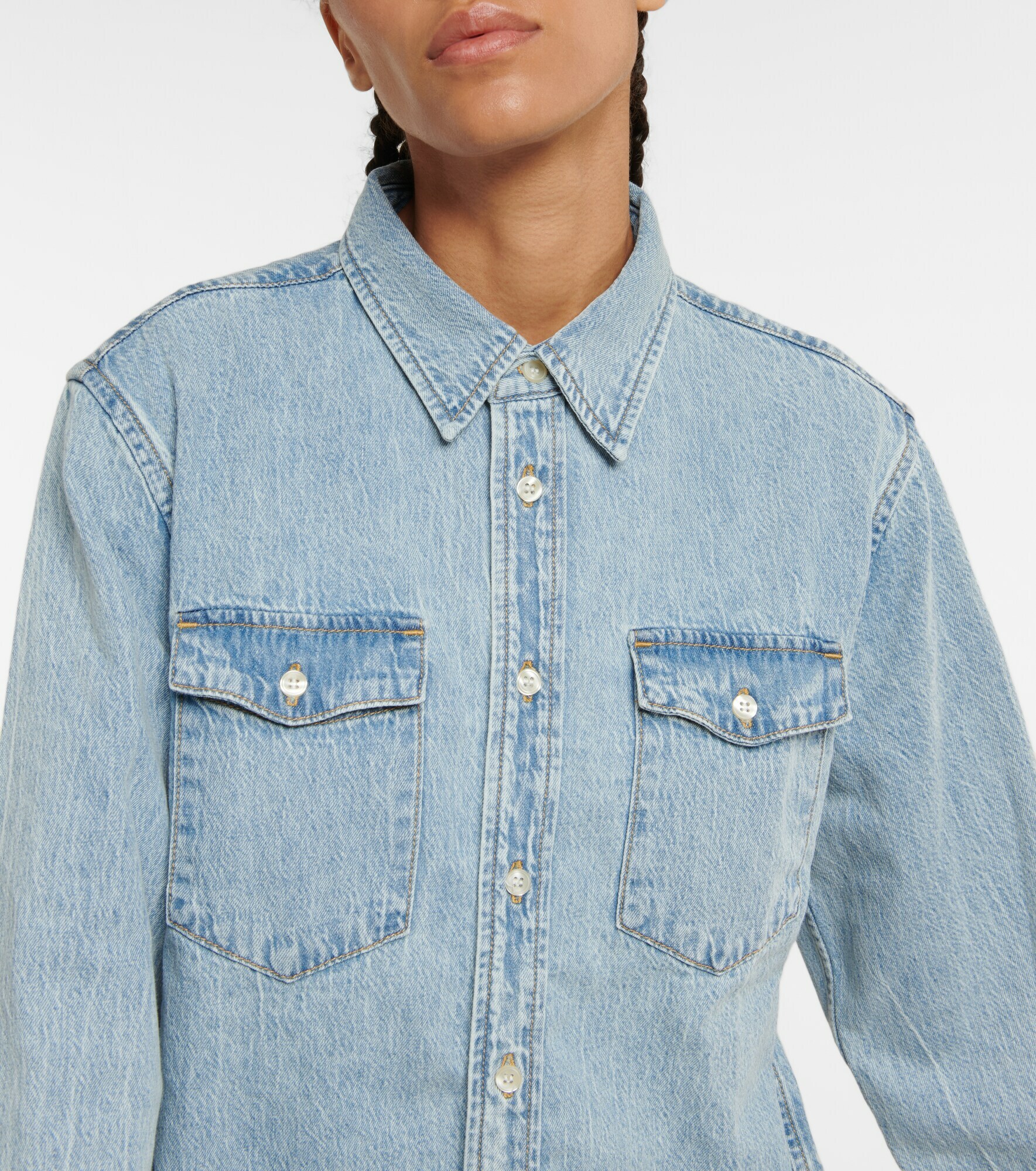 Wardrobe.NYC Denim shirt WARDROBE.NYC