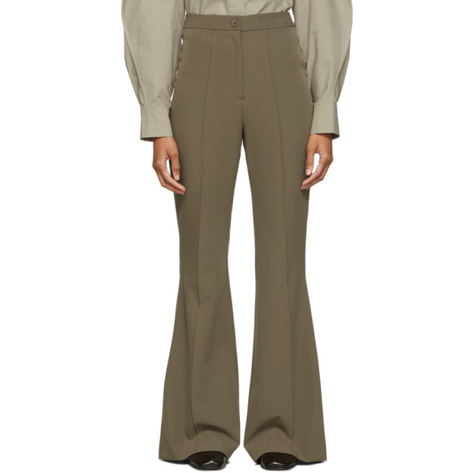 Low Classic Brown Bootcut Trousers Low Classic