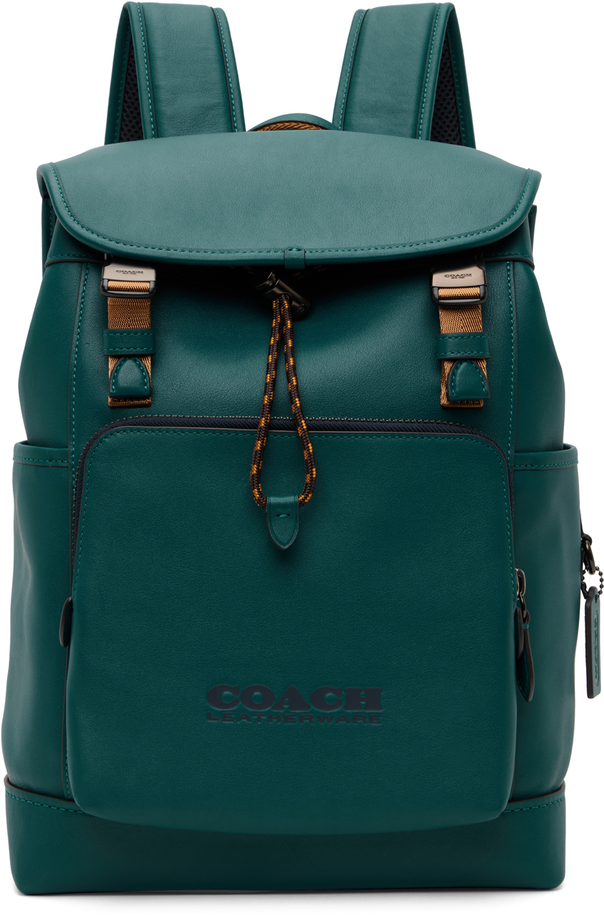 Coach 1941 Blue League Flap Backpack Coach 1941