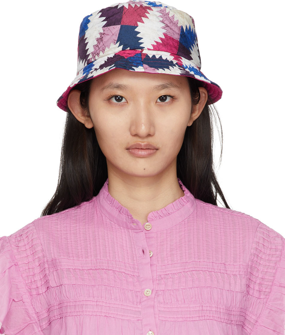 Isabel Marant Reversible Multicolor Haley Bucket Hat Isabel Marant