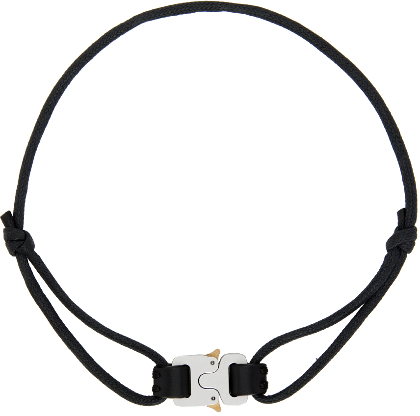 Photo: 1017 ALYX 9SM Black Micro Buckle Cord Necklace