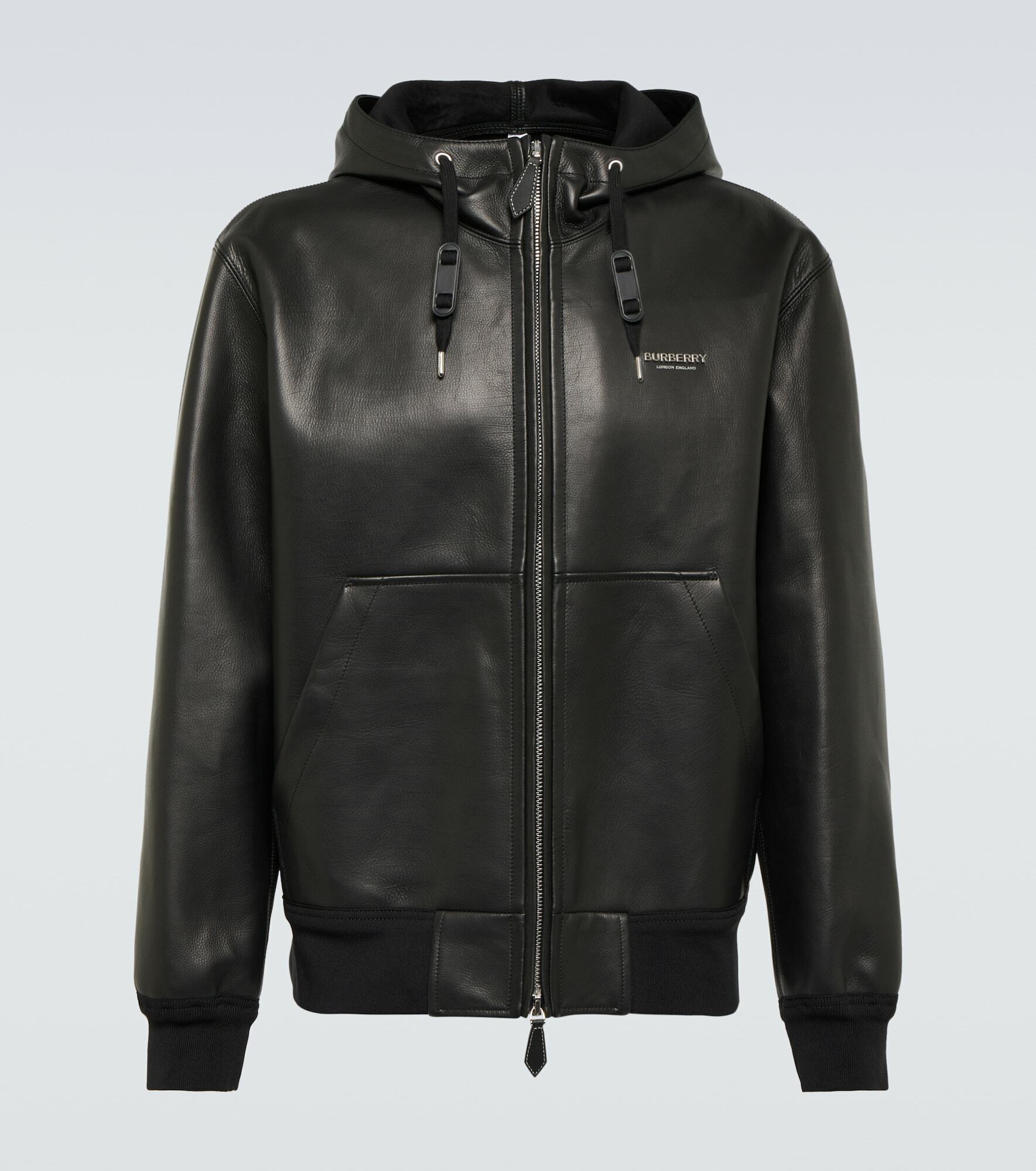 Burberry - Leather jacket Burberry