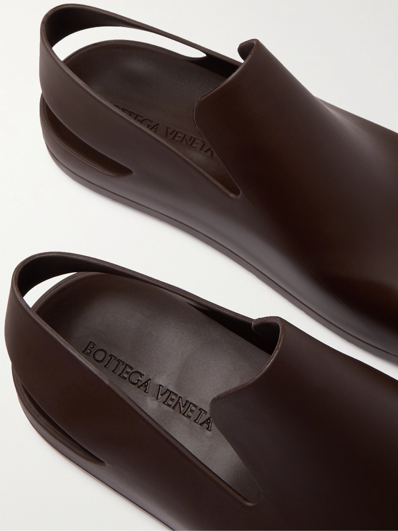 BOTTEGA VENETA - Rubber Sandals - Brown Bottega Veneta