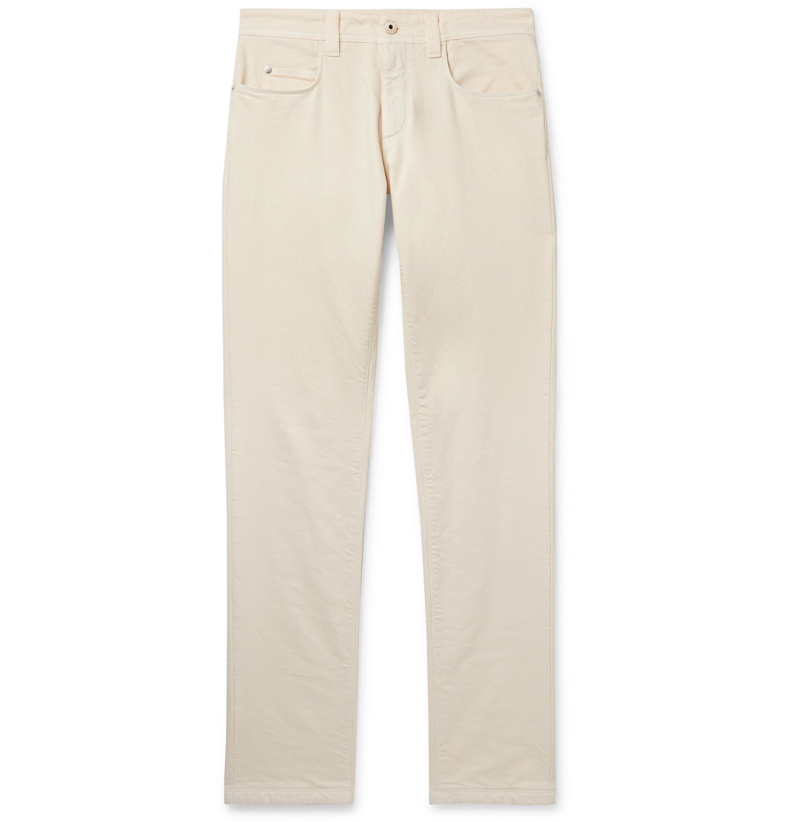 Loro Piana - Slim-Fit Rain System Denim Jeans - Neutrals Loro Piana