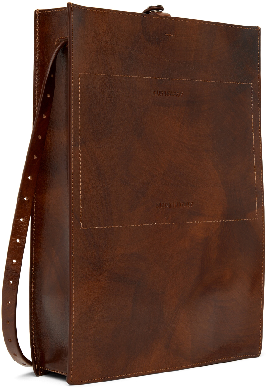 Our Legacy Tan Cloudy Leather Sub Tote Bag Our Legacy