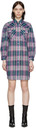 Isabel Marant Etoile Purple Britany Mini Dress