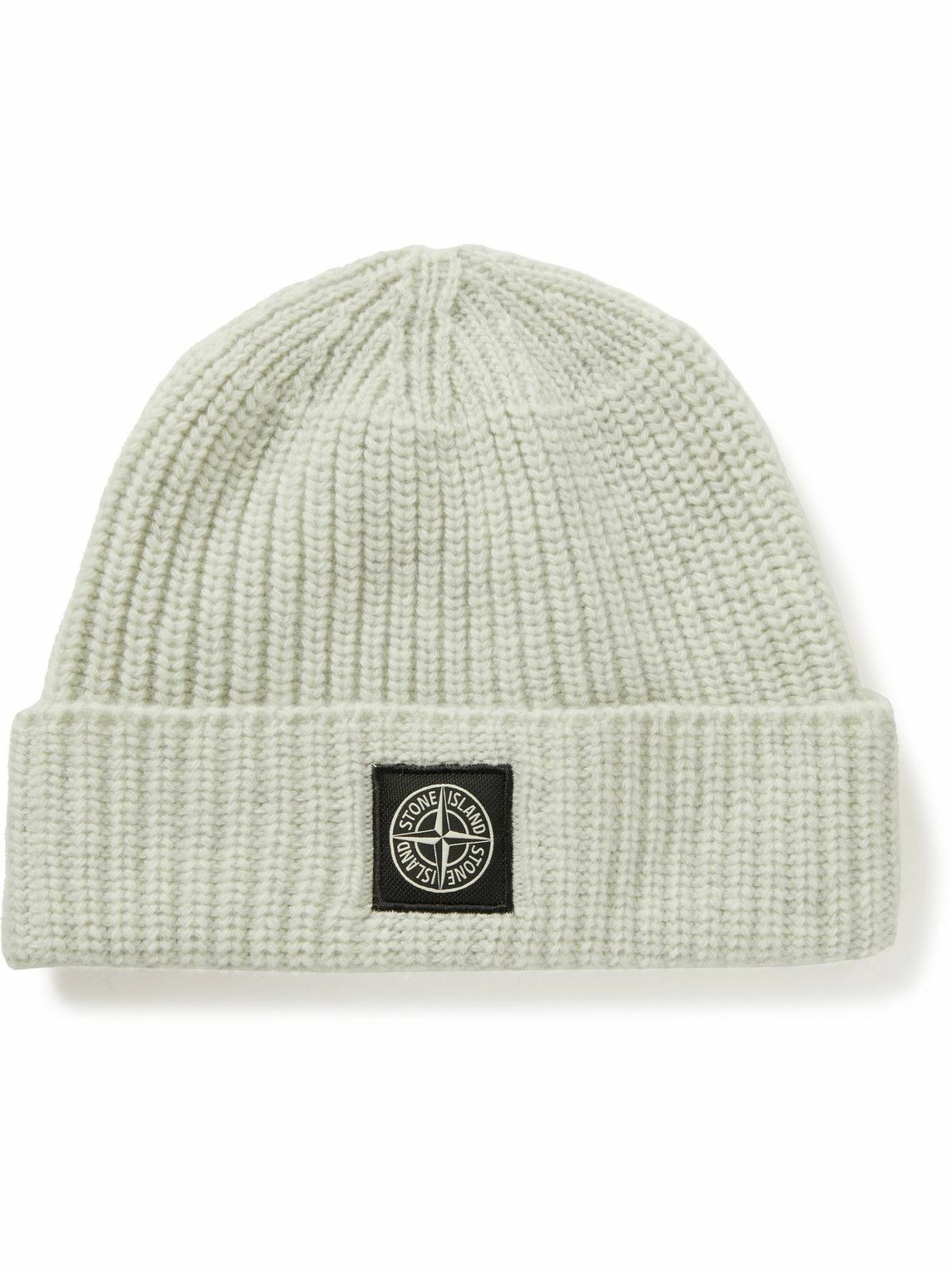 Stone Island - Logo-Appliquéd Ribbed Wool Beanie Stone Island