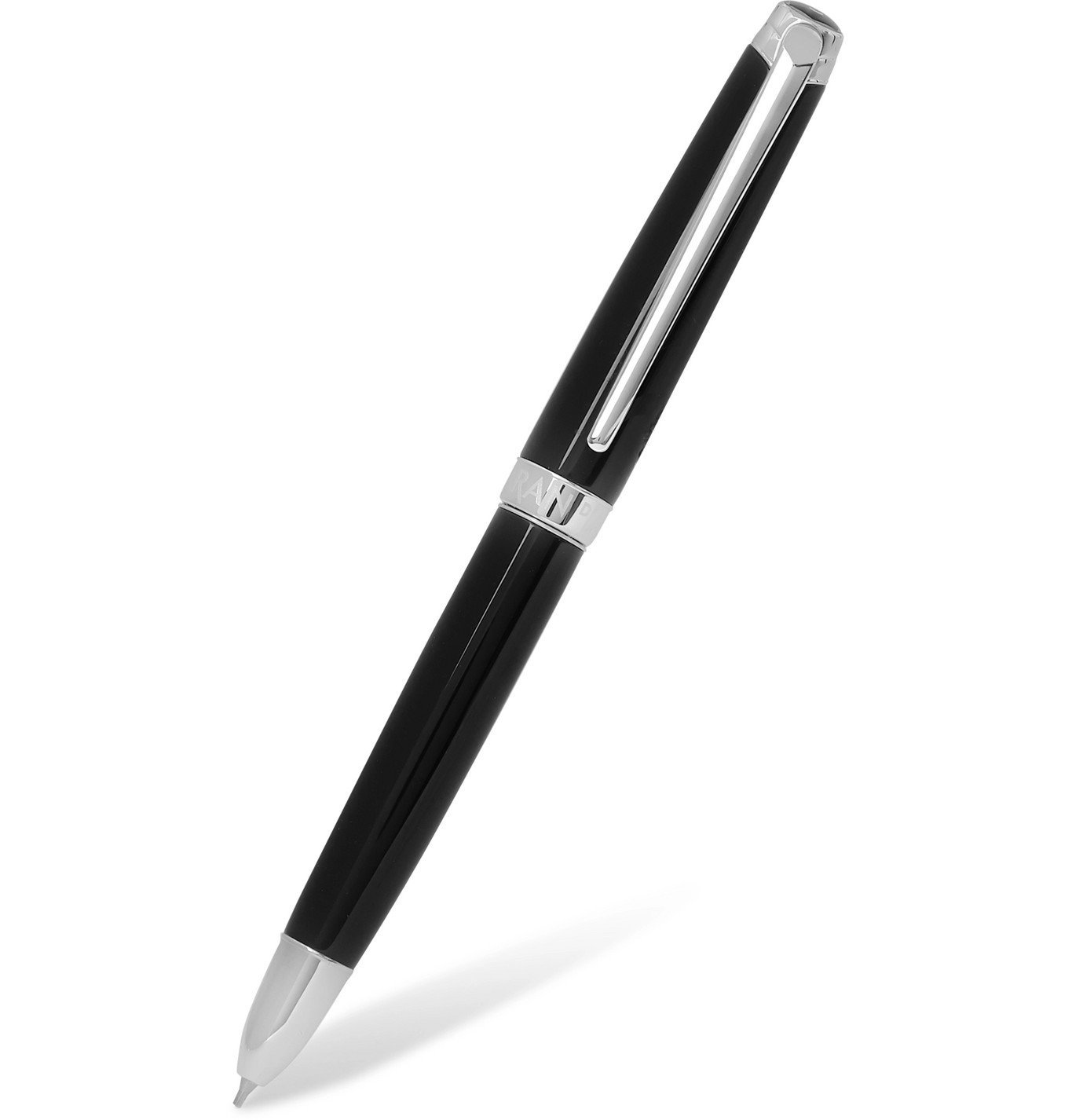 Caran d'Ache - Léman Bi-Fonction Rhodium and Silver-Coated Lacquered ...