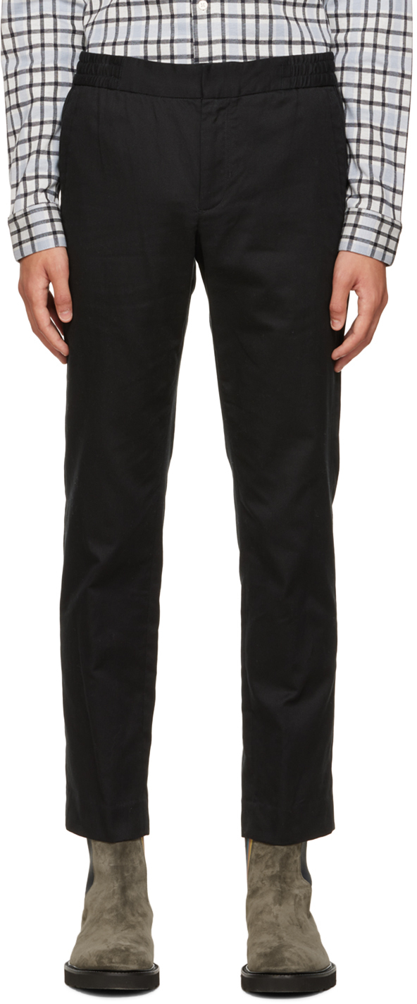 Vince Black Pull On Trousers Vince