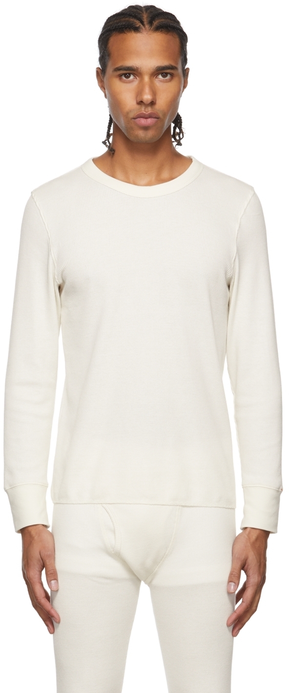 Heron Preston for Calvin Klein White Season 2 Thermal Long Sleeve T-Shirt  Heron Preston
