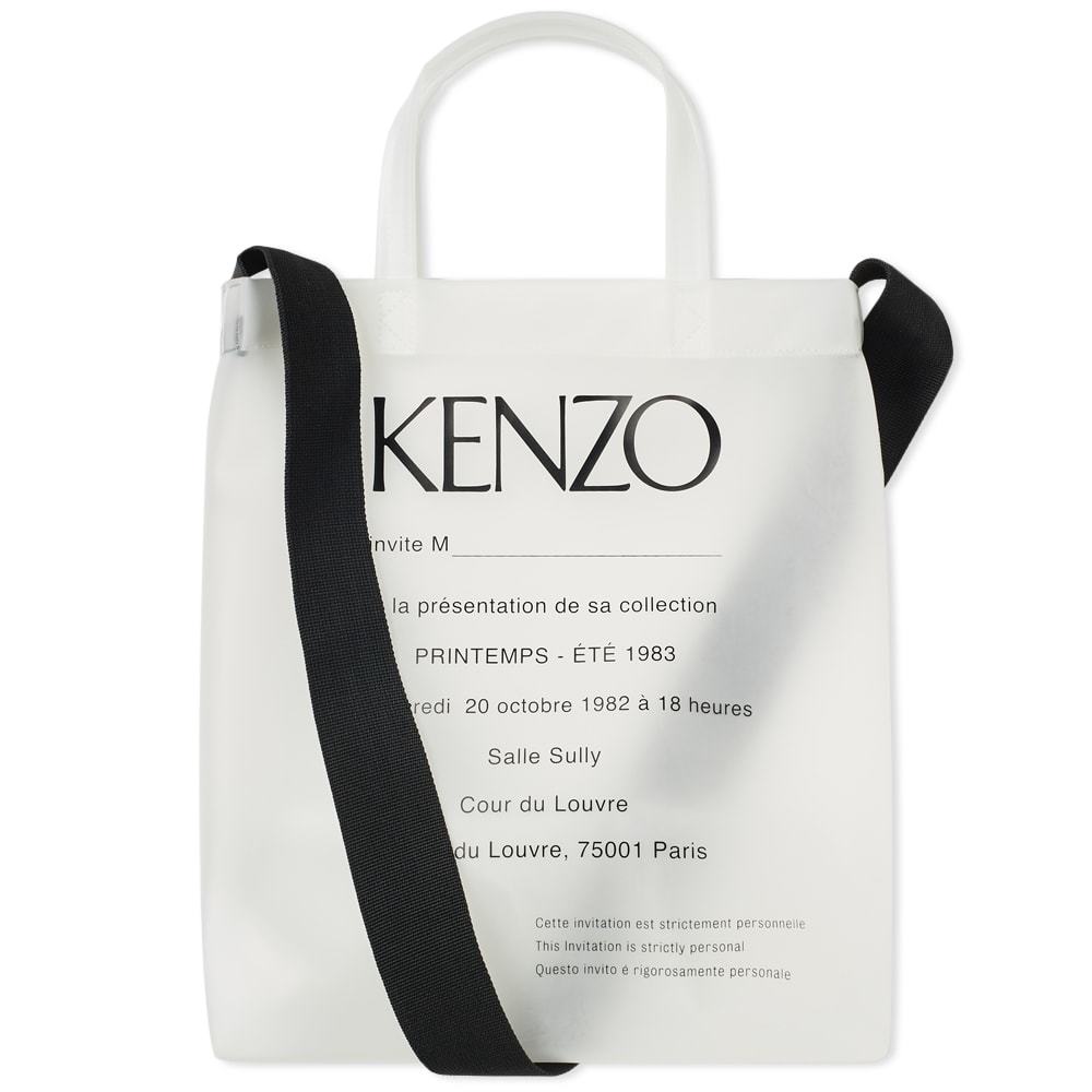Kenzo PVC Show Invite Tote Bag Kenzo