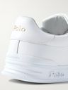 Polo Ralph Lauren - Heritage Court Logo-Debossed Leather Sneakers - White