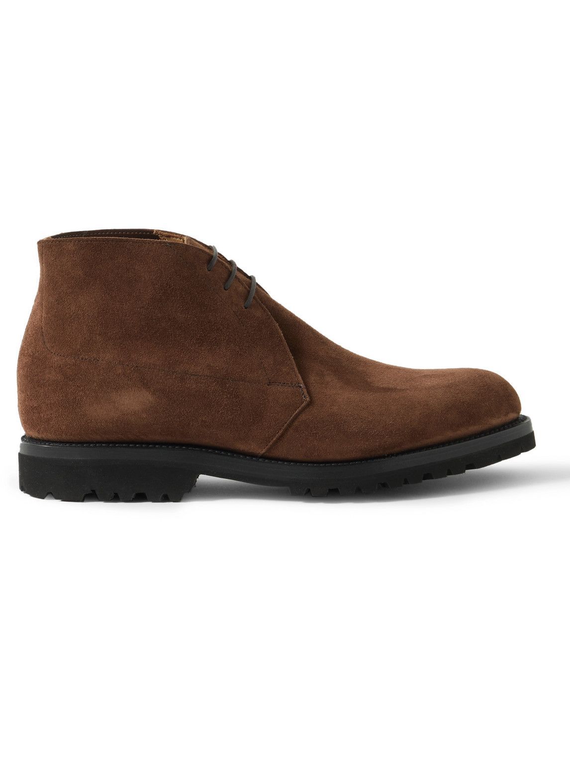 Cleverley Nathan Suede Chukka Boots Brown Cleverley