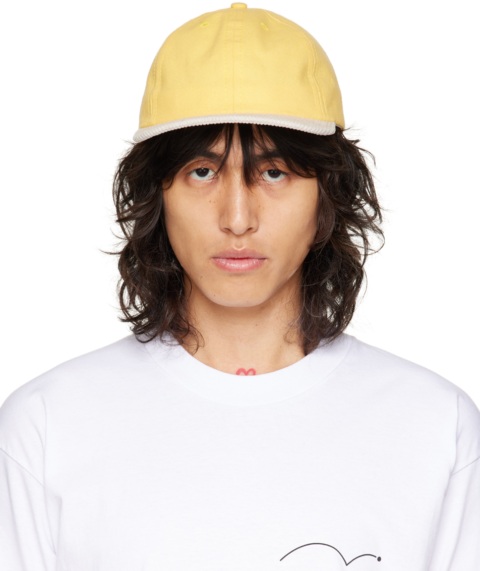 Whim Golf Yellow Corduroy Brim Cap