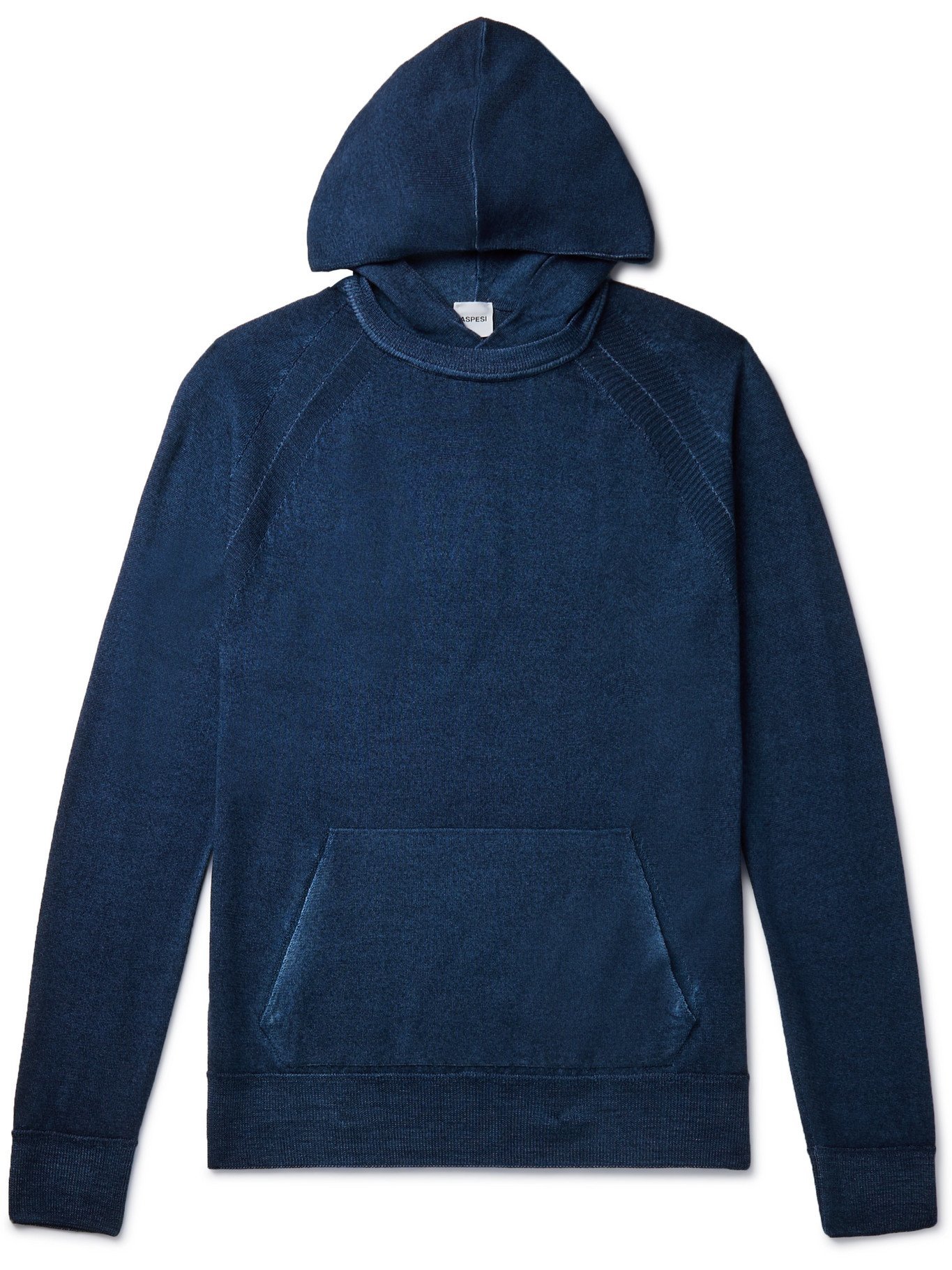 ASPESI - Wool Hoodie - Blue - IT 48 Aspesi