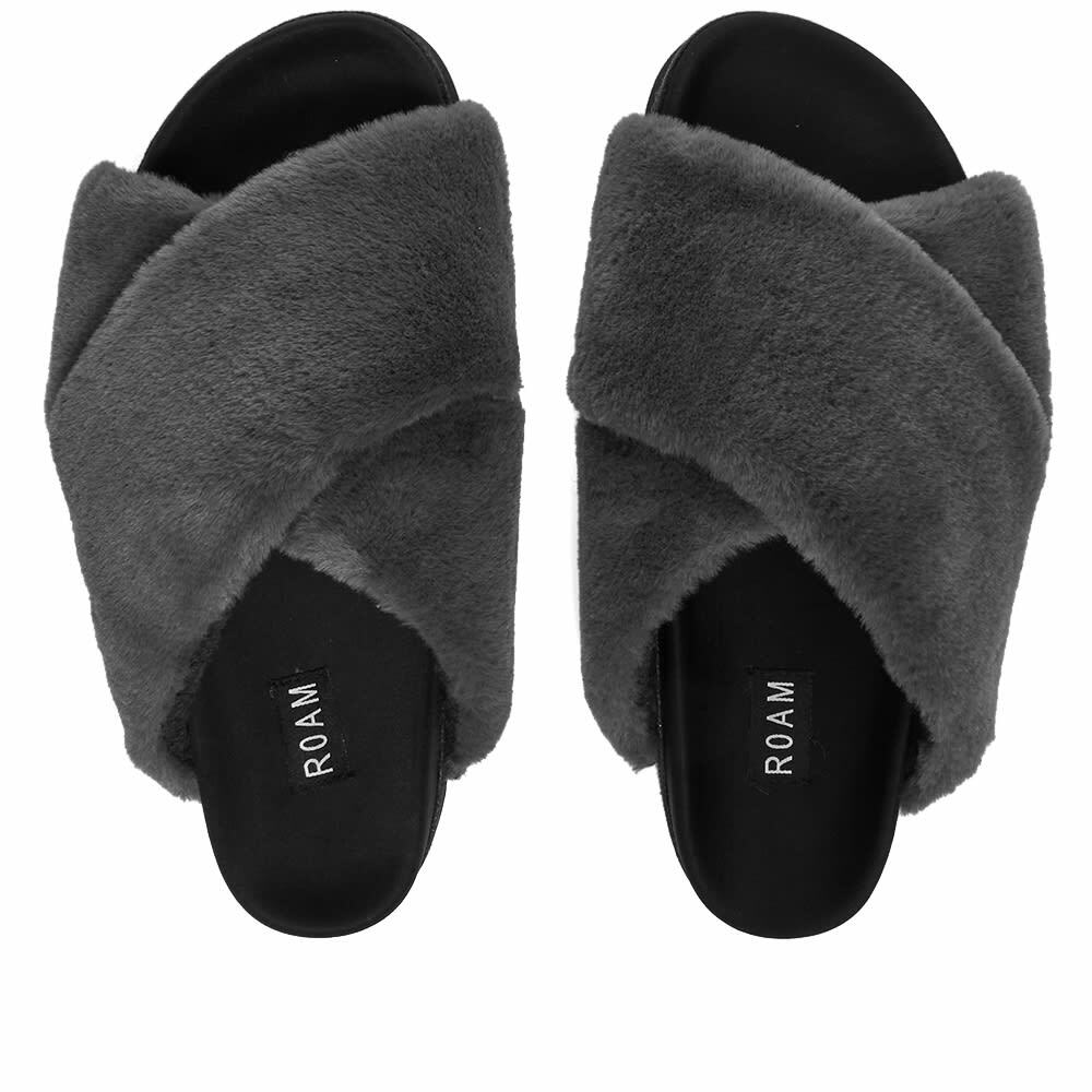ROAM Women's Mini Cloud Slide in Grey ROAM