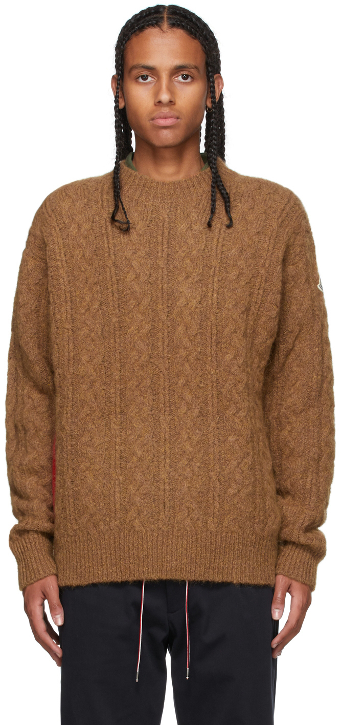 Moncler Tan Mohair & Alpaca Sweater Moncler