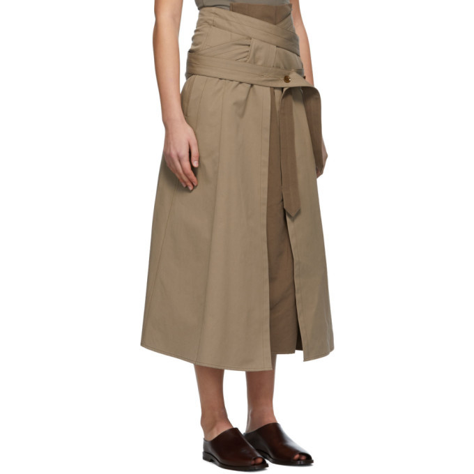 Lemaire Brown Trench Skirt Lemaire