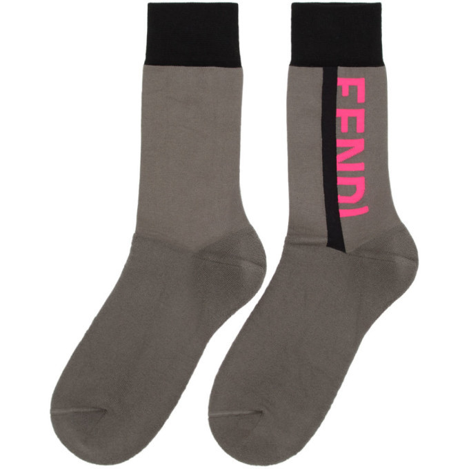 pink fendi socks