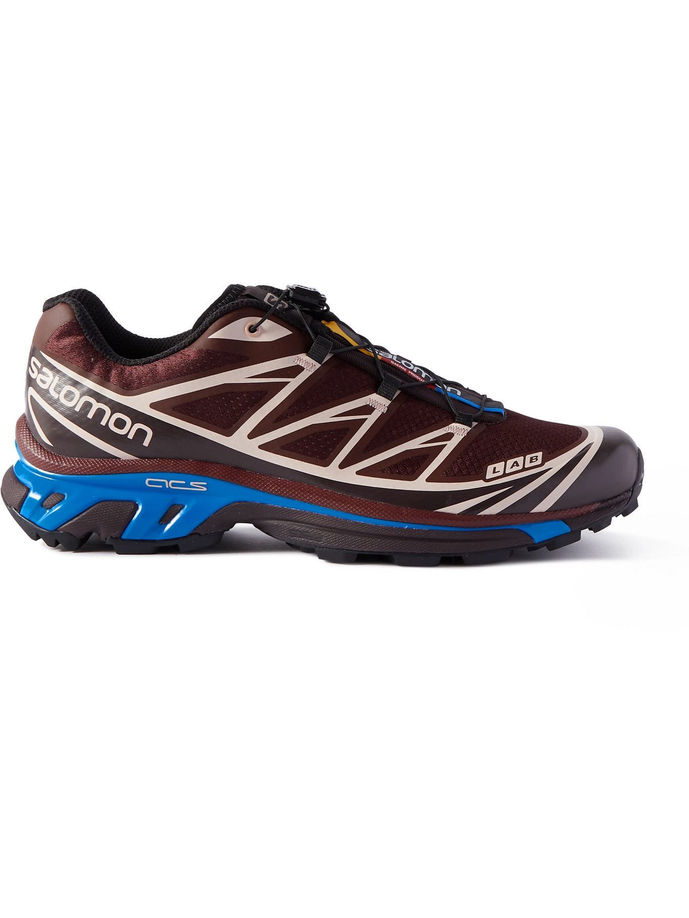 Salomon - XT-6 Advanced Rubber-Trimmed Coated-Mesh Running Sneakers