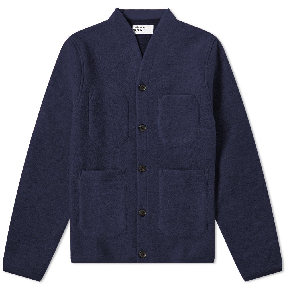 Universal Works Wool Fleece Cardigan Universal Works