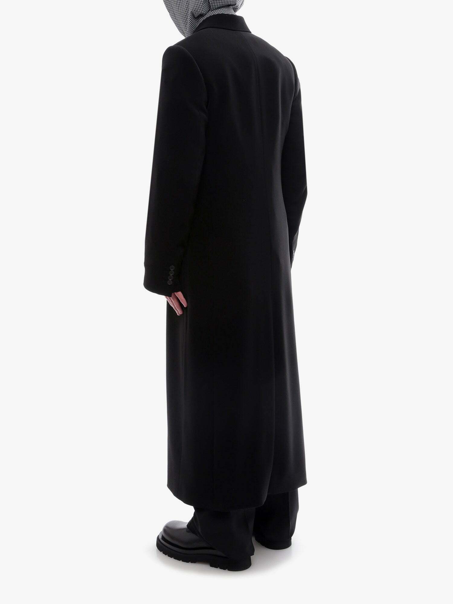 Balenciaga Coat Black Mens Balenciaga