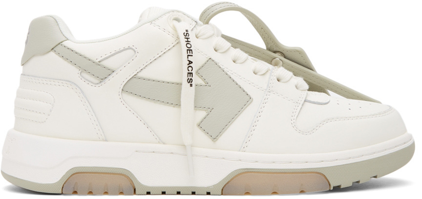 Off-White Off-White & Taupe Out Of Office Sneakers Off-White