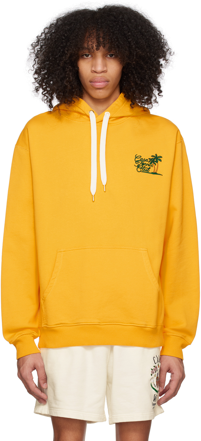 Casablanca Yellow 'Casa Tennis Club' Hoodie Casablanca