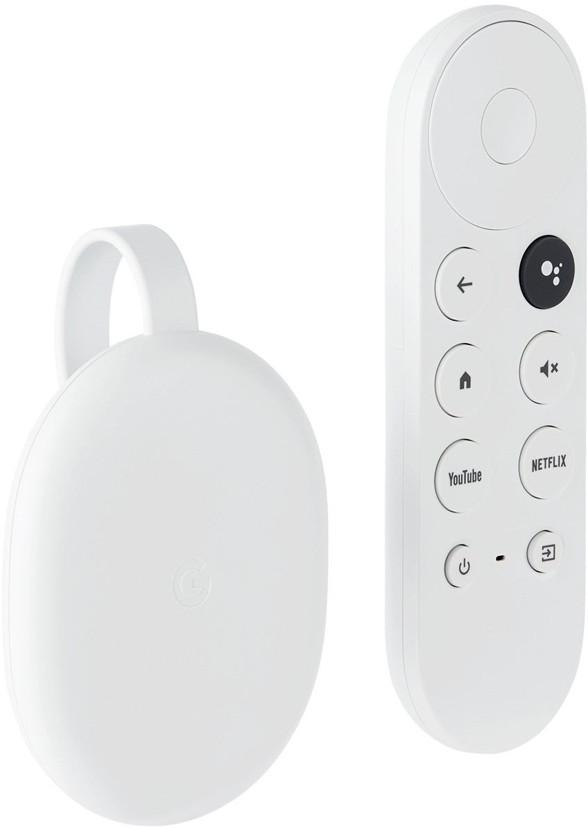 Google White Chromecast & Google TV Set