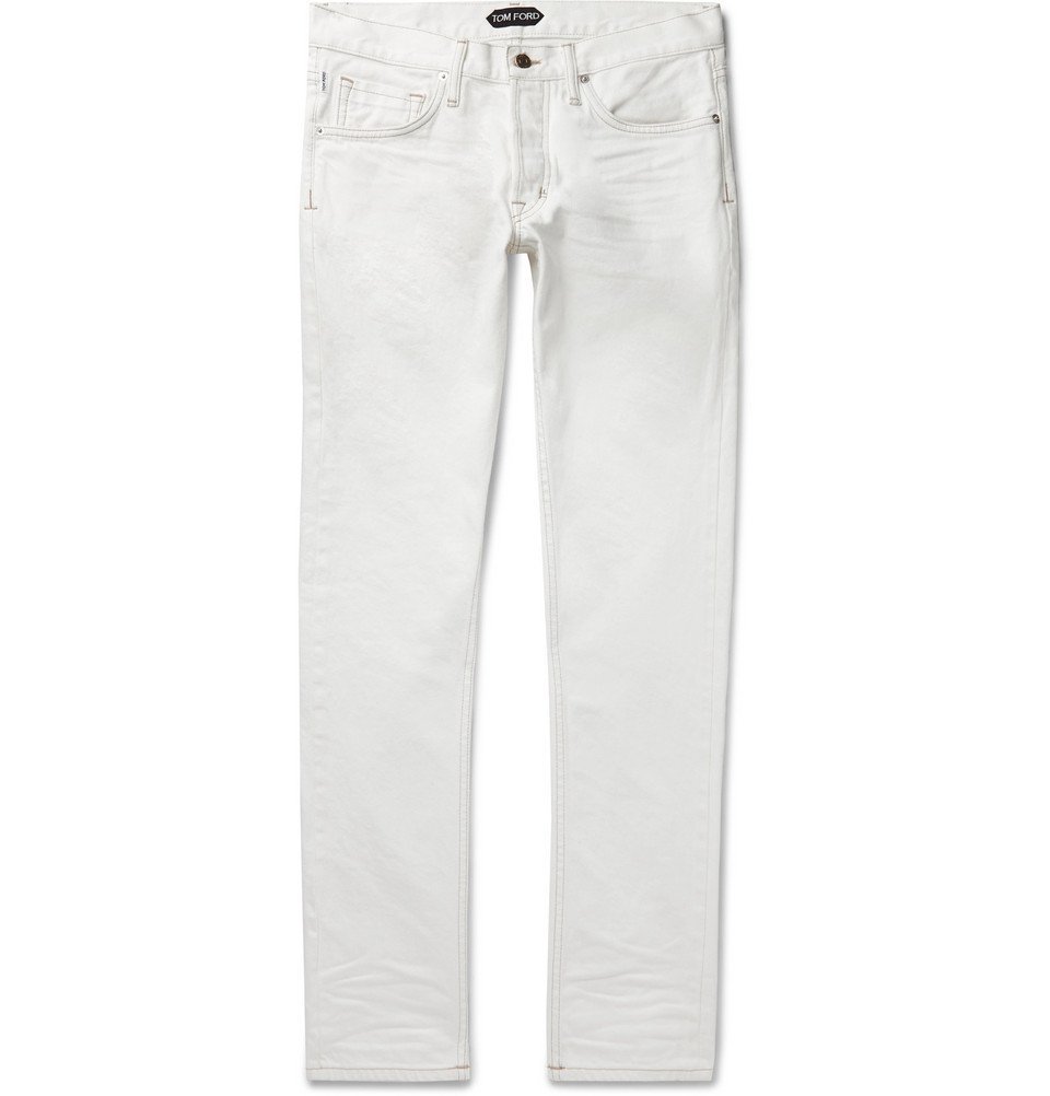 white selvedge jeans