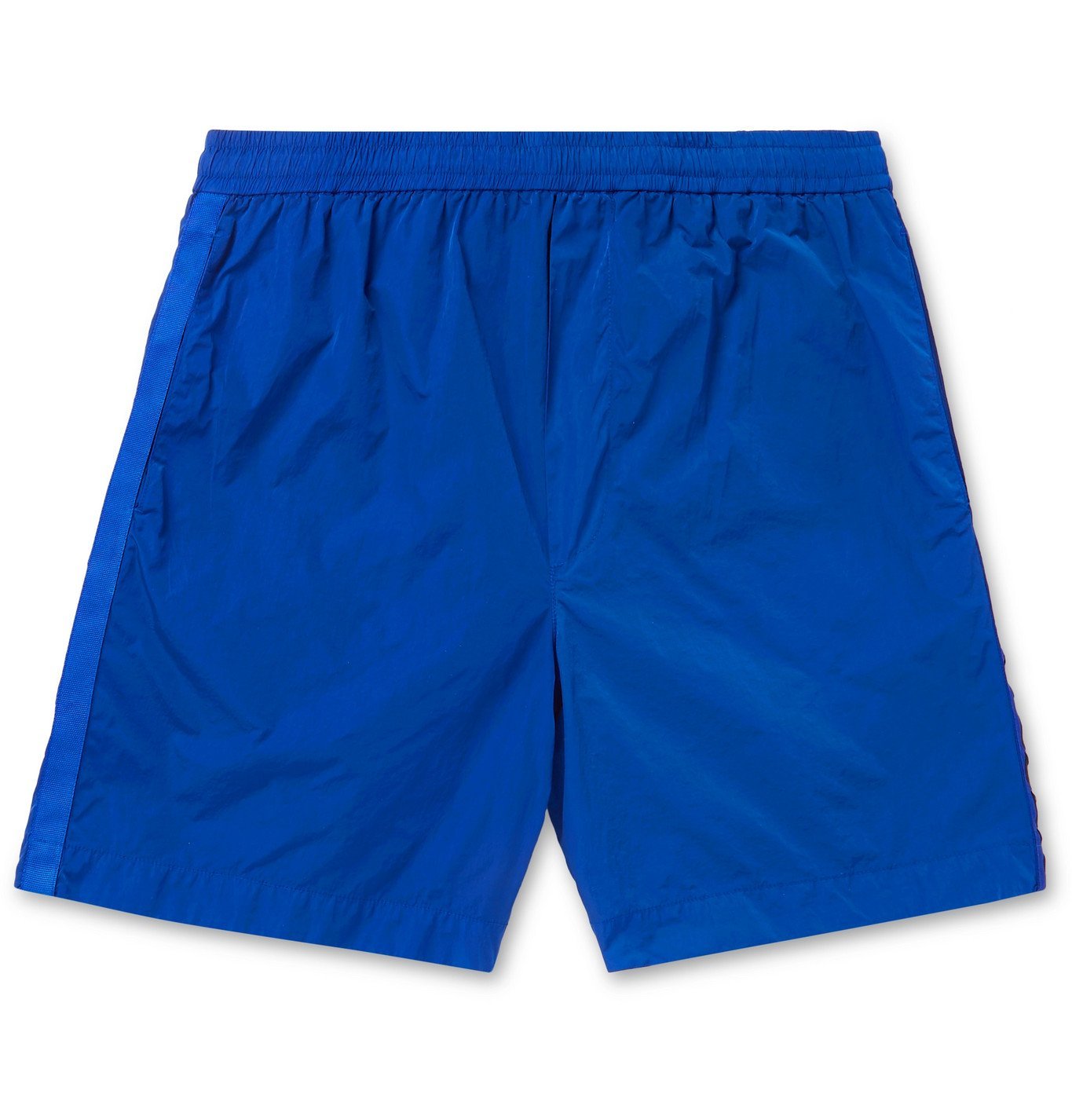 blue moncler shorts