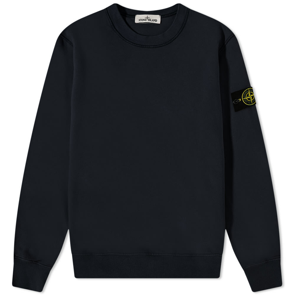 Stone Island Brushed Cotton Crew Neck Sweat Stone Island