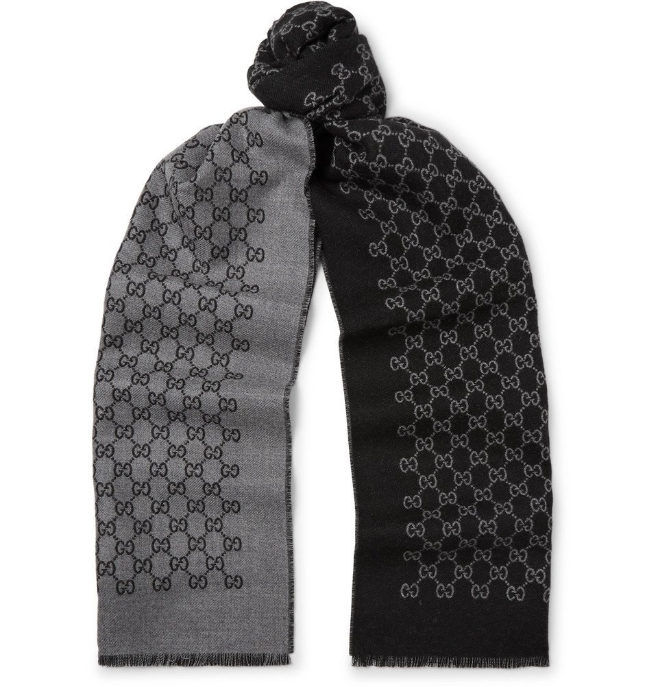 gucci scarf black