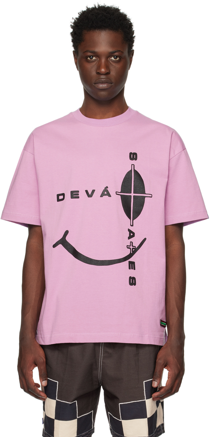 Photo: DEVÁ STATES Purple Printed T-Shirt