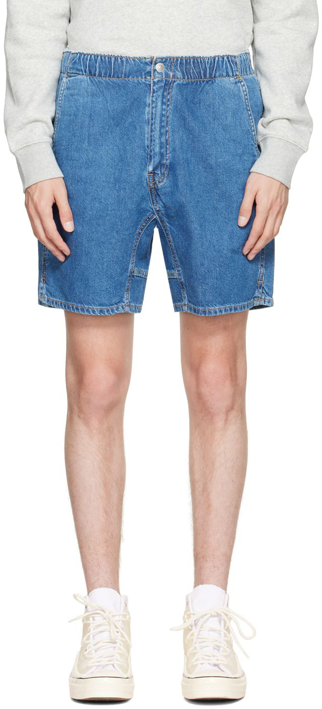Levi's Blue Boxer Denim Shorts