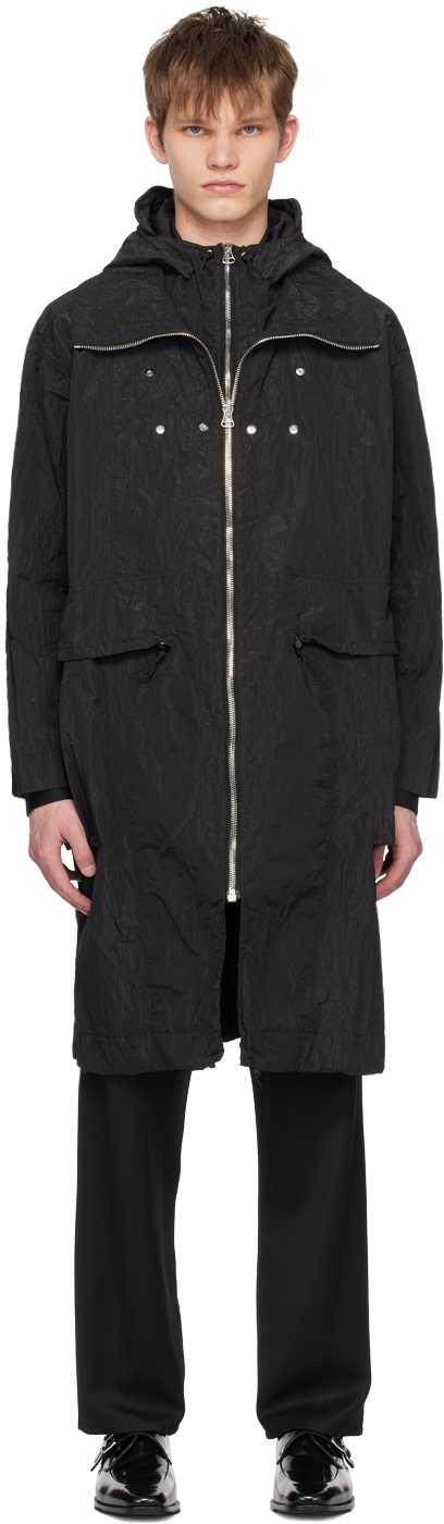 Photo: Omar Afridi Black Crinkled Parka