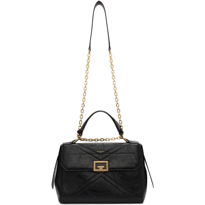 Givenchy Black Medium Crinkled ID Bag Givenchy