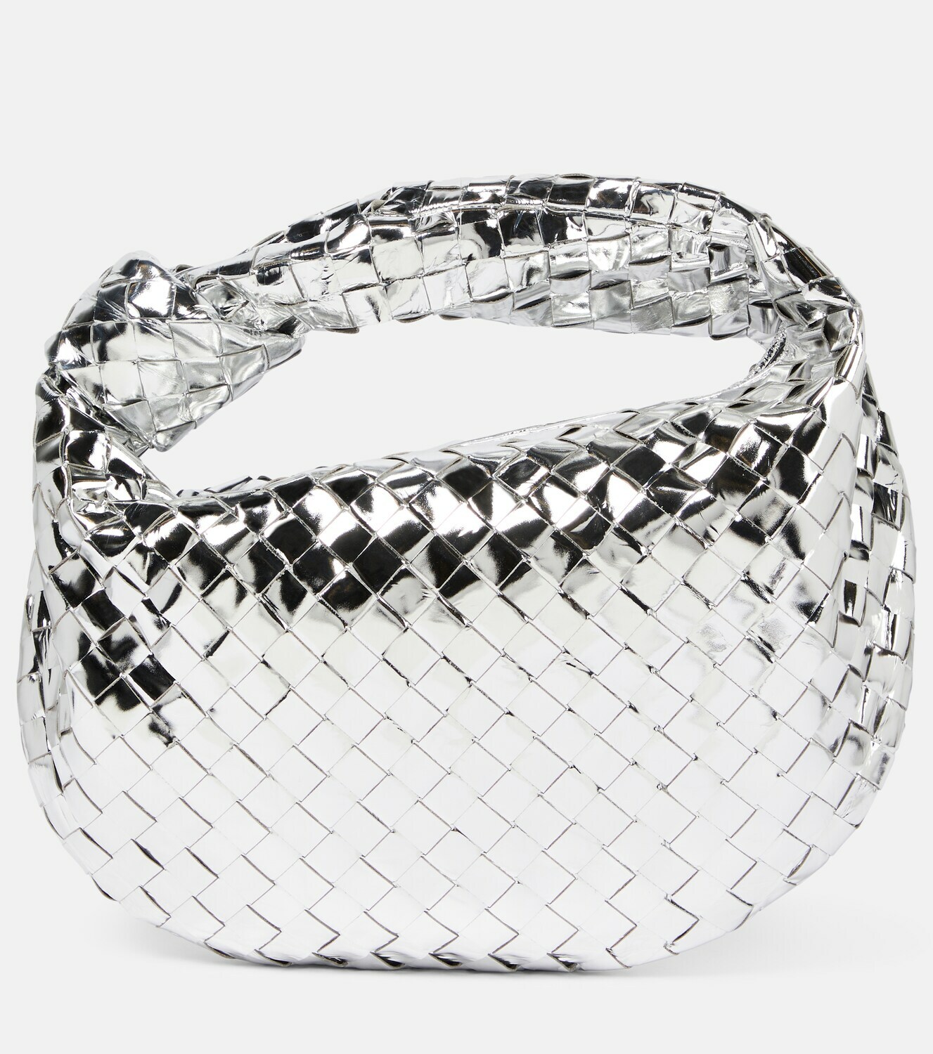 Bottega Jodie Mini metallic leather tote bag Bottega