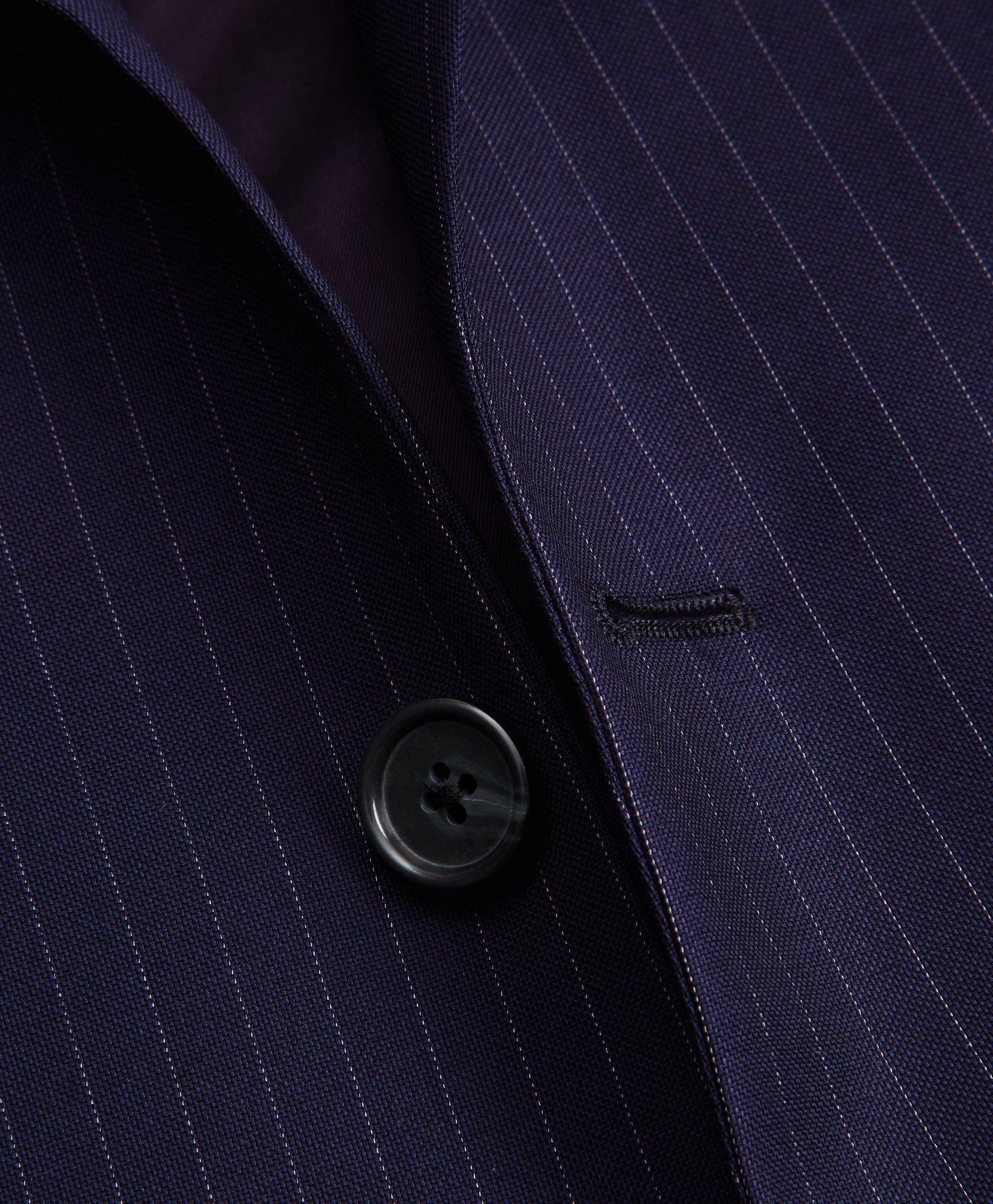 Brooks Brothers Men's Regent Fit Two-Button Stripe 1818 Suit | Navy
